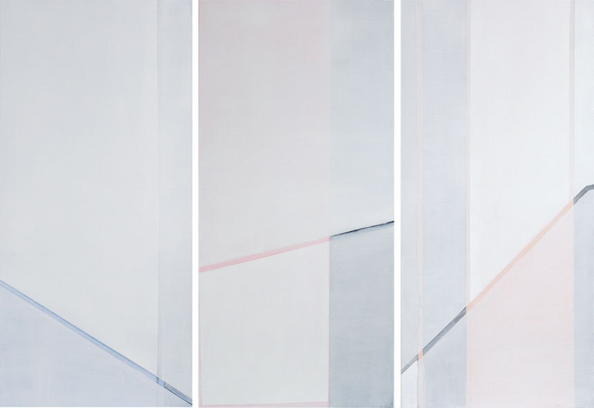 다시… White: 45×95cm Acrylic on canvas 2016(세 작품 모두 동일)